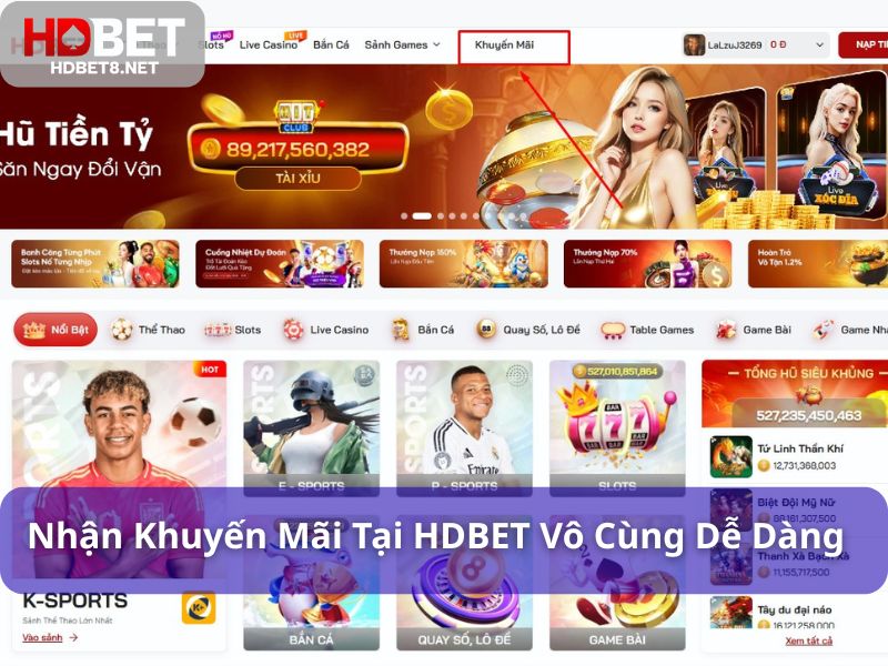 Khuyến mãi HDBET đa dạng các chương trình
